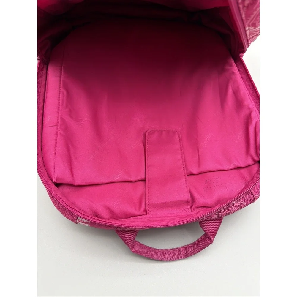 VERA BRADLEY Lighten Up Laptop Backpack Stamped Paisley Travel Bag College Work